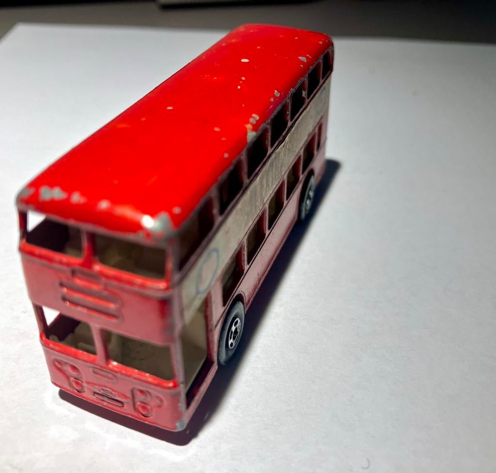 Matchbox  Daimler bus serie no 74 rood, Ophalen of Verzenden, Gebruikt, Auto
