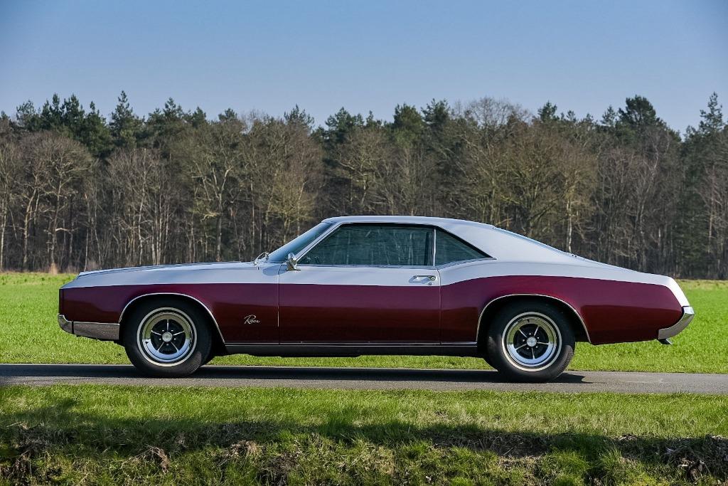Keiharde Buick Riviera 430 uit 1967, Automaat, Achterwielaandrijving, 8 cilinders, Overige kleuren