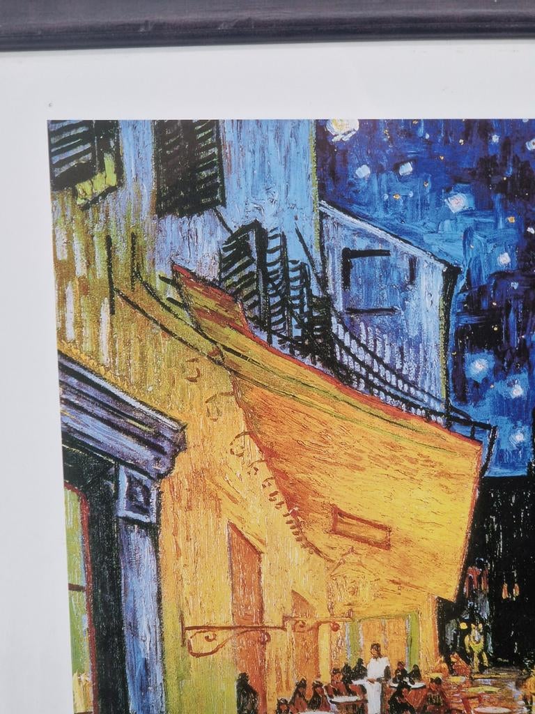 Vincent van Gogh – Café Terrace at Night | Ingelijste Repro, Ophalen of Verzenden