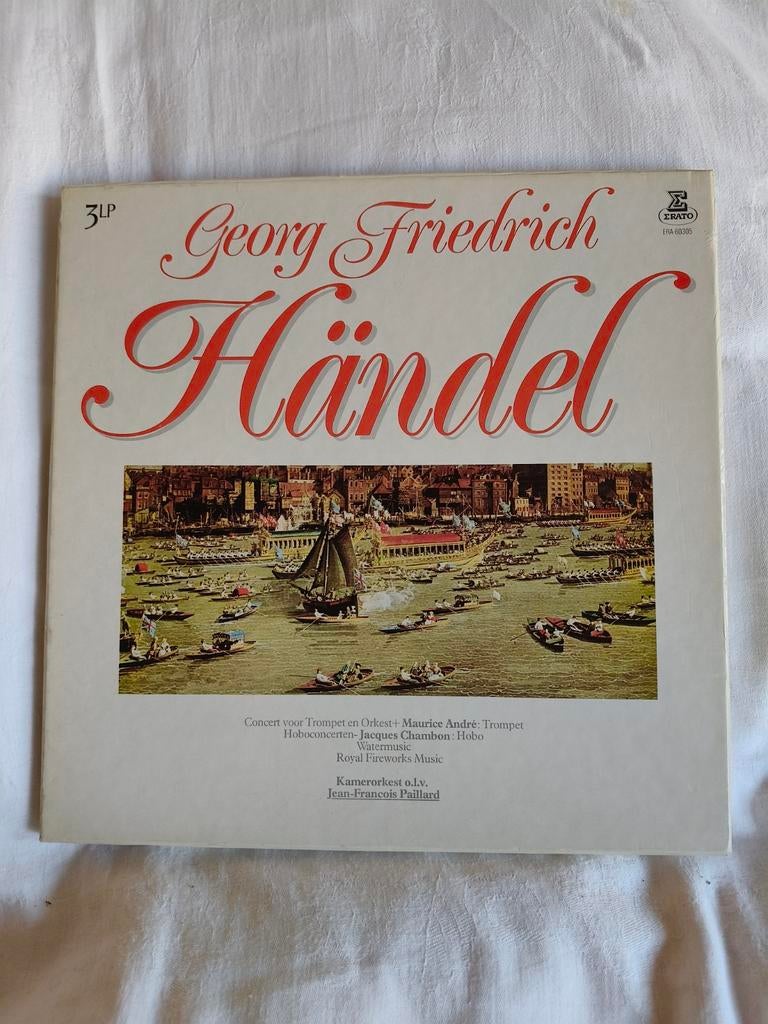 G.F. Händel - Baroque Works (3 lp's), Gebruikt, Overige typen, Ophalen of Verzenden, 12 inch