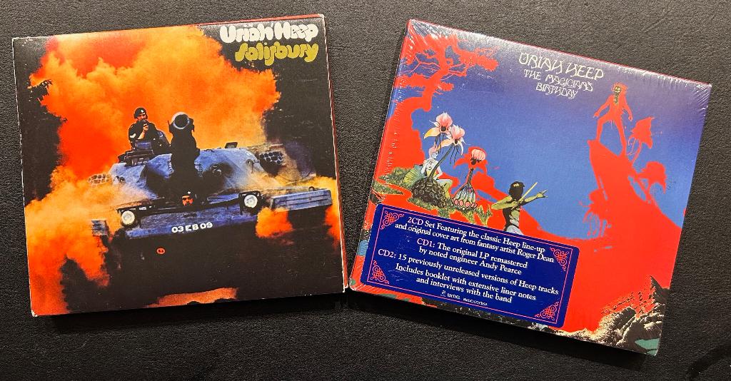 URIAH HEEP - Salisbury & Magician's birthday (2x Deluxe 2CD), Ophalen of Verzenden, Zo goed als nieuw, Poprock