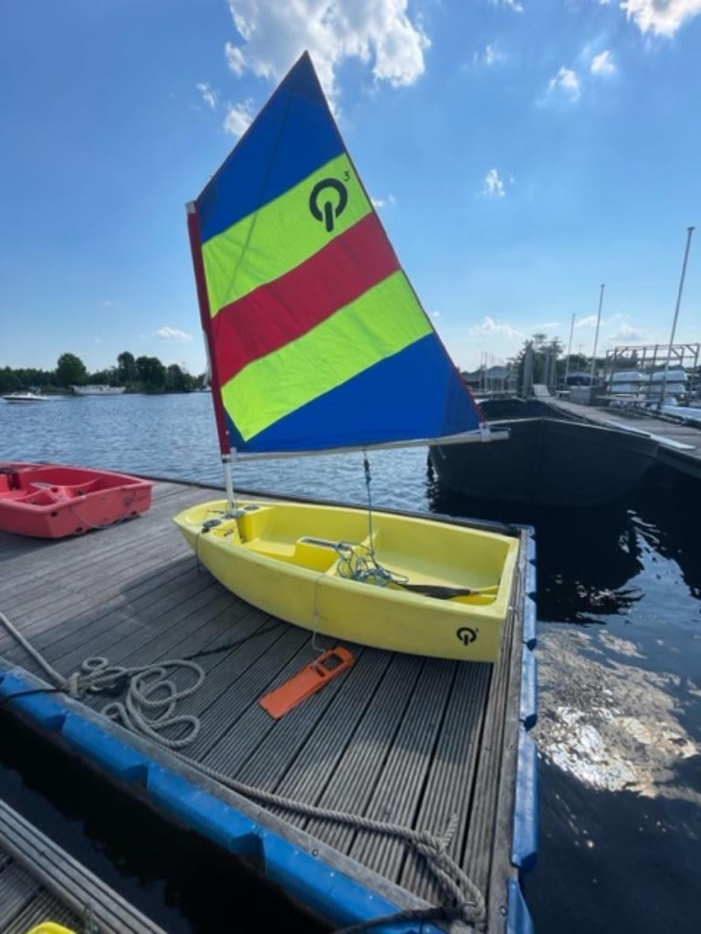 Optimist polyethyleen zeilboot Sailqube, Ophalen, EU, Gebruikt, Overige brandstoffen