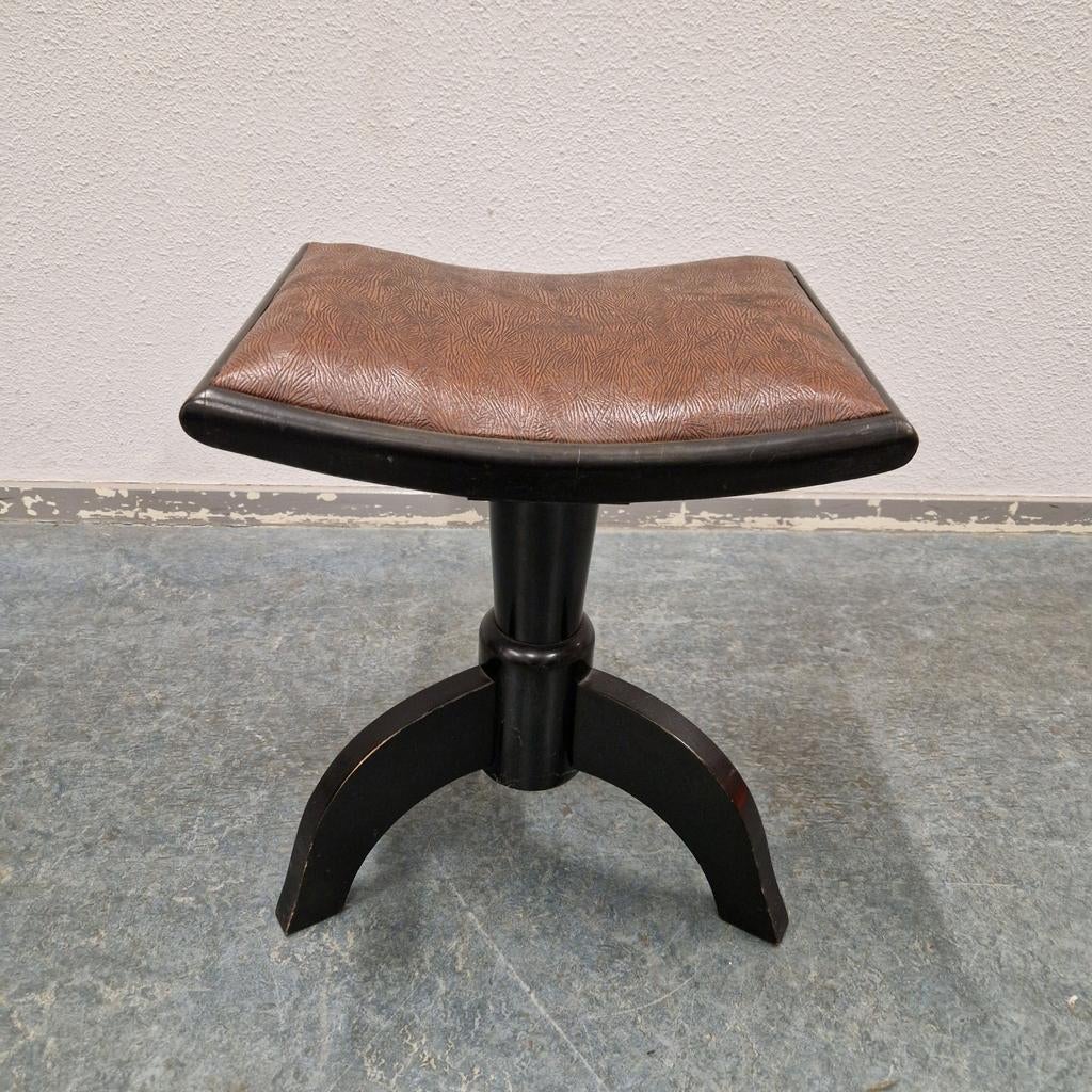 Antieke pianokruk draaibaar in hoogte piano kruk, Kolibrivintagehal@gmail.com, Gebruikt, Aaldertgeertsstraat 43 Olst, Zwart