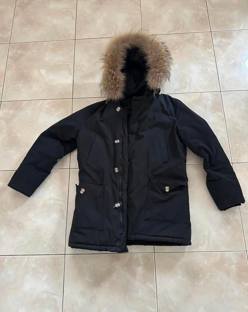Heren winterjas XL, Ophalen of Verzenden, Gedragen, Maat 56/58 (XL), Zwart