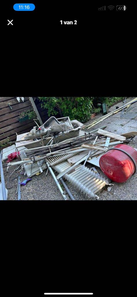 Gezocht oud ijzer en metalen, Doe-het-zelf en Verbouw, Metalen, Ophalen of Verzenden, Zo goed als nieuw