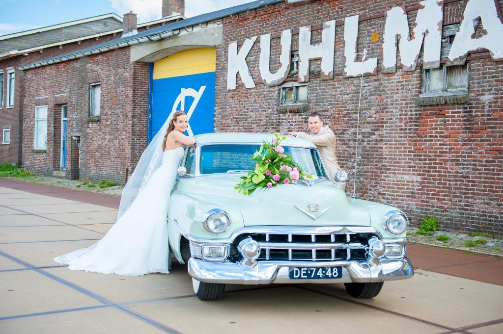 UNIEKE Trouwauto Huren , Cadillac Oldtimer, Met chauffeur, Personenauto