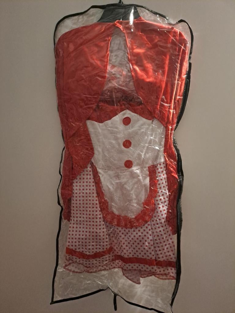 Roodkapje Kostuum - Maat S, Carnaval, Ophalen of Verzenden, Zo goed als nieuw, Kleding