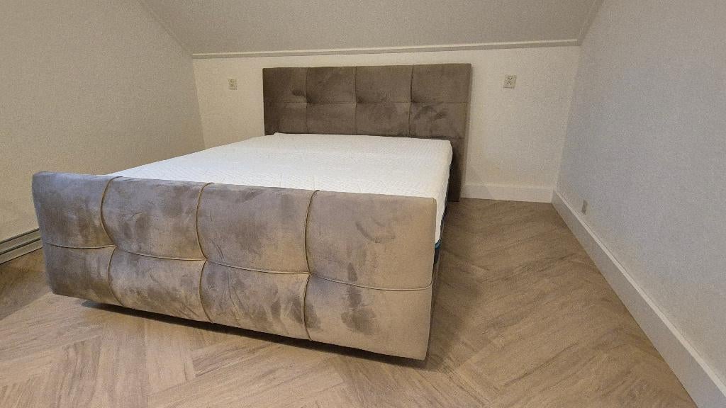 Boxspring Lissabon Meerde kleuren & afmetingen op voorraad, Bornsestraat 31, Ophalen of Verzenden, Overige maten, Jara