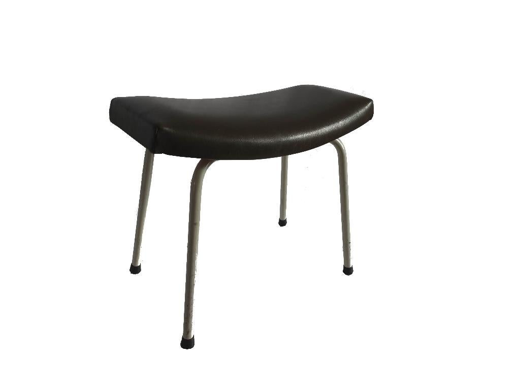 Prachtige vintage Meurop Pierre Guariche design voetenbank, Gebruikt, Overige materialen, 50 tot 75 cm, Ophalen of Verzenden