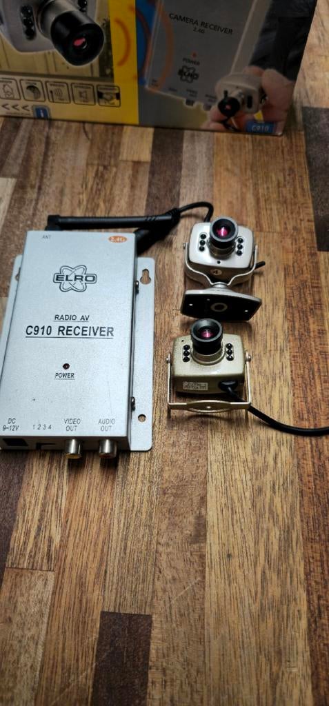 ELRO C910 kleuren Draadloze beveiligingscamera set, Ophalen of Verzenden, Gebruikt, Buitencamera
