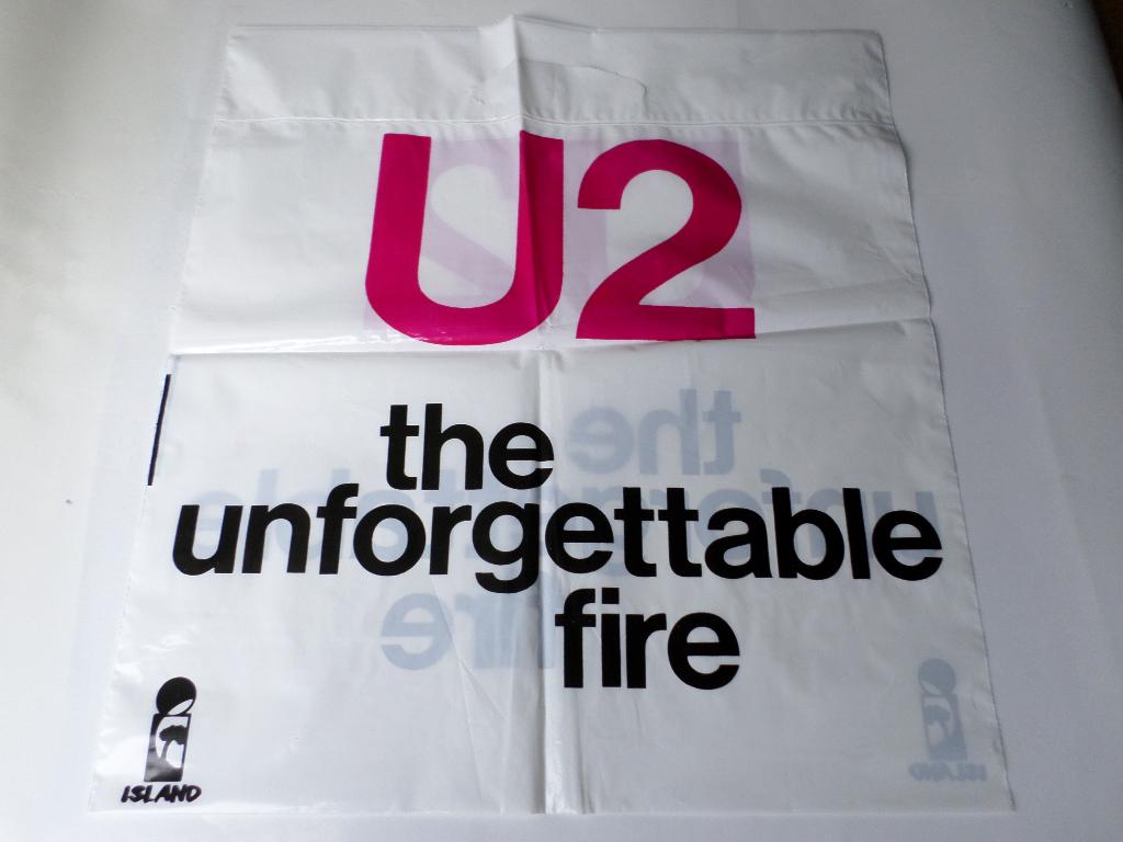 Diverse Plastic Platentassen - U2, David Bowie, Simply Red, Ophalen of Verzenden, Zo goed als nieuw, Poster, Artwork of Schilderij