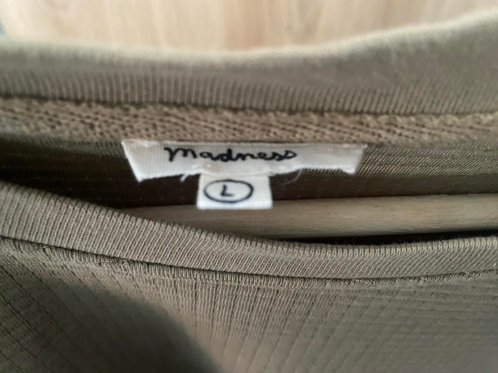 Madness Heren T-shirt Maat L, Kleding | Heren, Ophalen of Verzenden, Zo goed als nieuw, Maat 52/54 (L), Beige