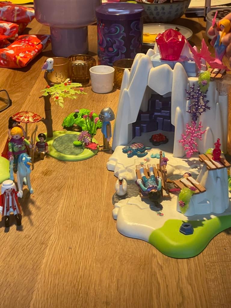 Playmobil elfenboom en ijsgrot, Ophalen, Zo goed als nieuw, Los playmobil