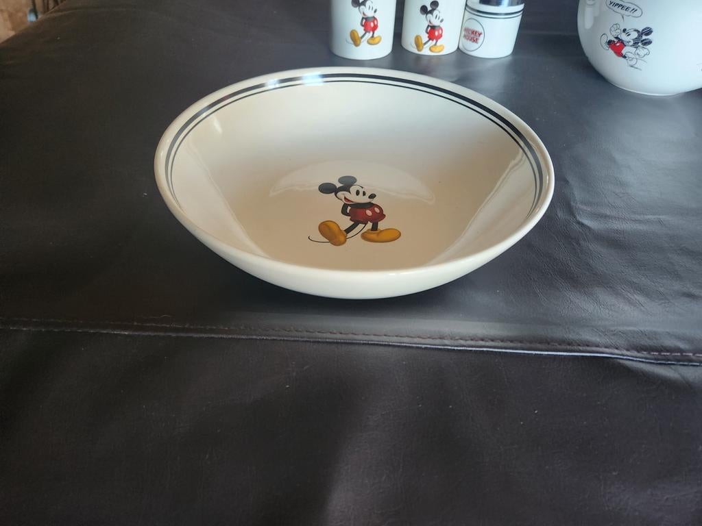 Mickey Mouse Schaal - Zo goed als nieuw!, Porselein of Keramiek, Schaal, Rond, Ophalen of Verzenden