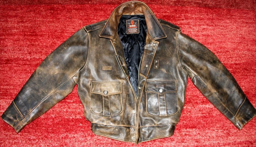 Chevignon Motorpolitie Lerenjack maat XXL als Nieuw, Kleding | Heren, Ophalen of Verzenden, Zo goed als nieuw, Overige maten