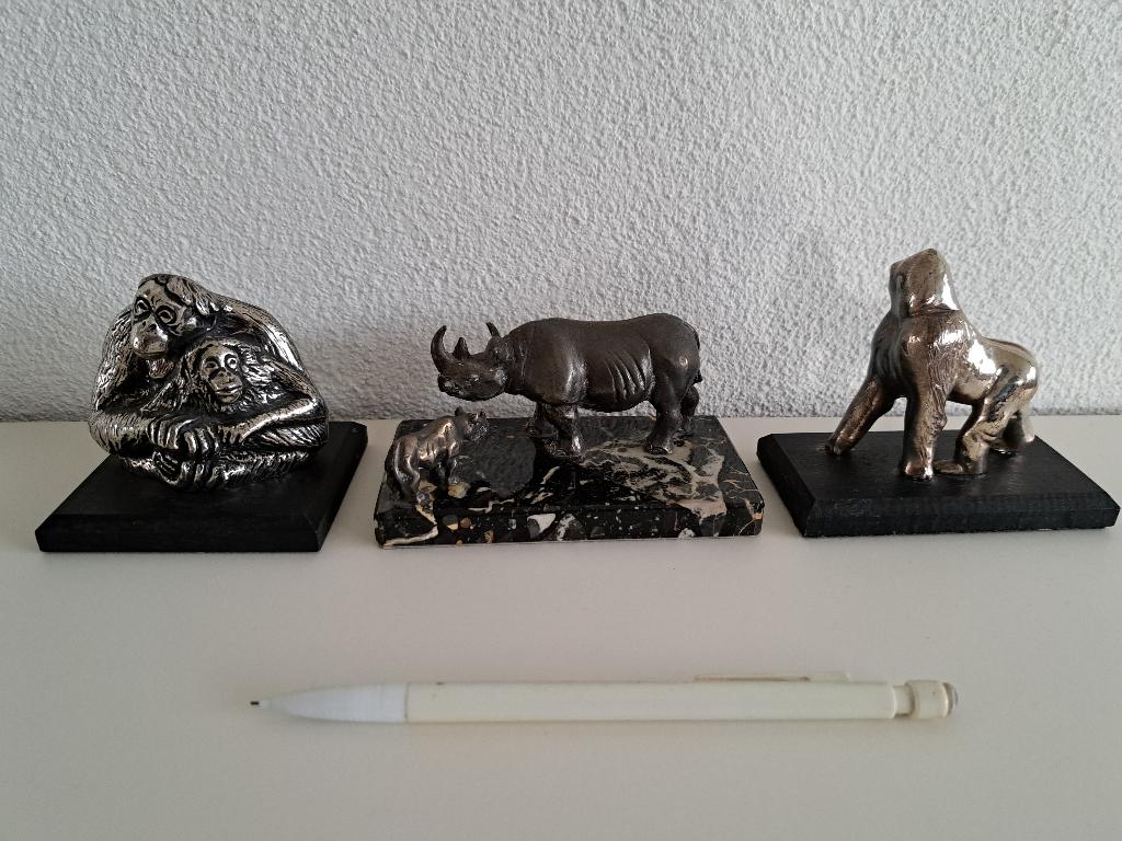 WNF WWF verzilverde dieren, Ophalen of Verzenden, Dier