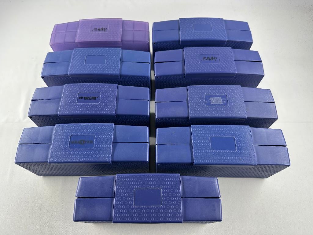 Gameboy opberg doosjes Color Advance - 9 stuks, Spelcomputers en Games, Games | Nintendo Game Boy, Gebruikt, Overige genres, 3 spelers of meer
