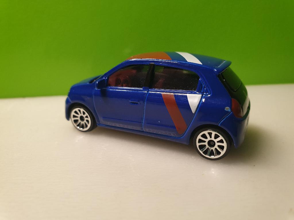 Majorette 206c - Renault Twingo [blauw] 1/54, Ophalen of Verzenden, Gebruikt, Auto