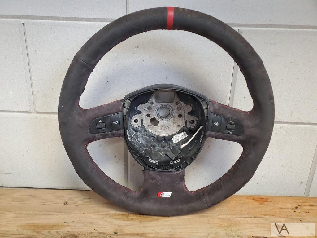 Audi A4 04-08 en A6 04-11 stuur S line met knoppen ALCANTARA, Ophalen of Verzenden, Gebruikt, Audi