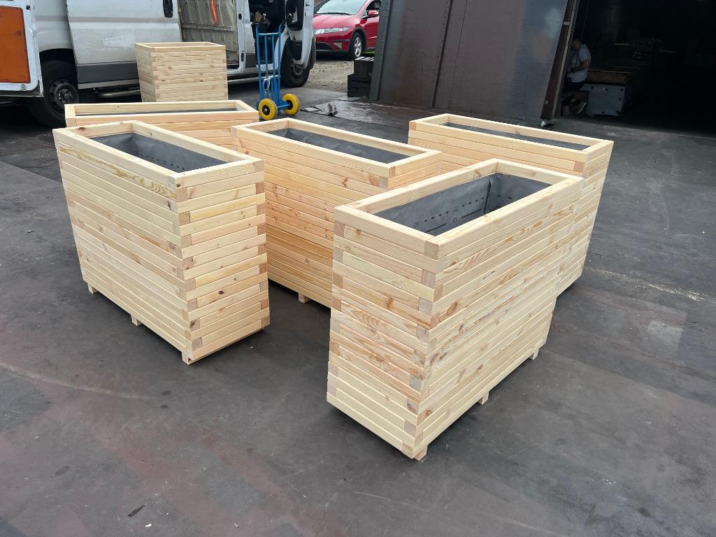 Hoge houten plantenbak 100x40x72 perfect voor jou tuin!, Toon van de Laarstraat 1 5701TK Helmond, 100 cm of meer, Nieuw, Ophalen of Verzenden