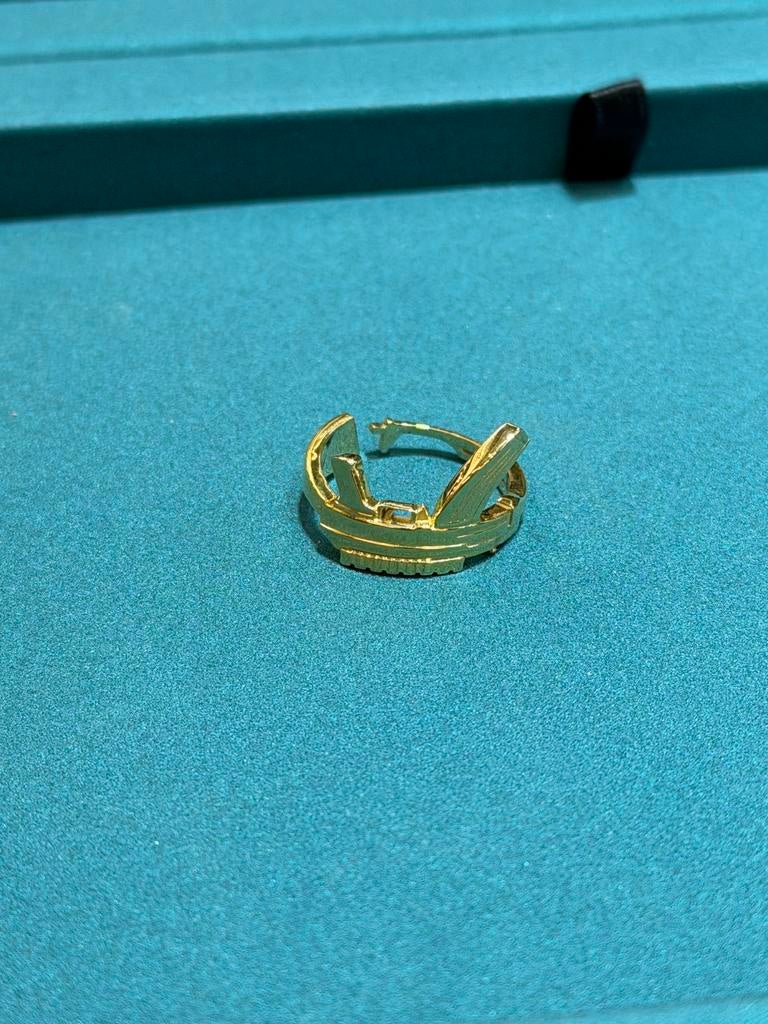 18KT Goud - 6.6 Gram - Herenring - Mannenring - Kalashnikov, Ophalen, 20 of groter, Heer, Nieuw