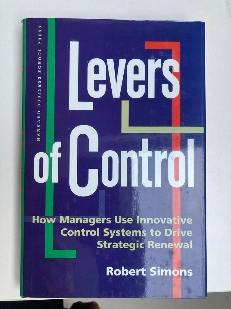 Levers of Control - Robert Simons, Ophalen of Verzenden, Zo goed als nieuw, Management
