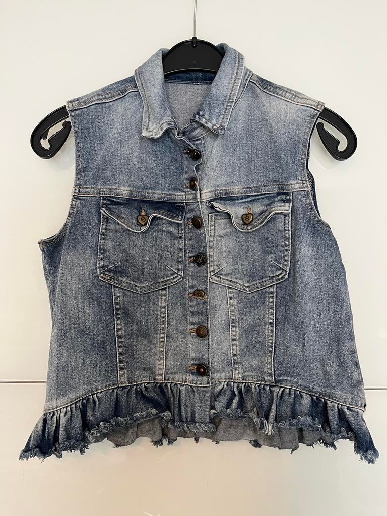 Isla Ibiza Bonita spijker gillet maat S, Ophalen, Blauw, Nieuw, Jasje