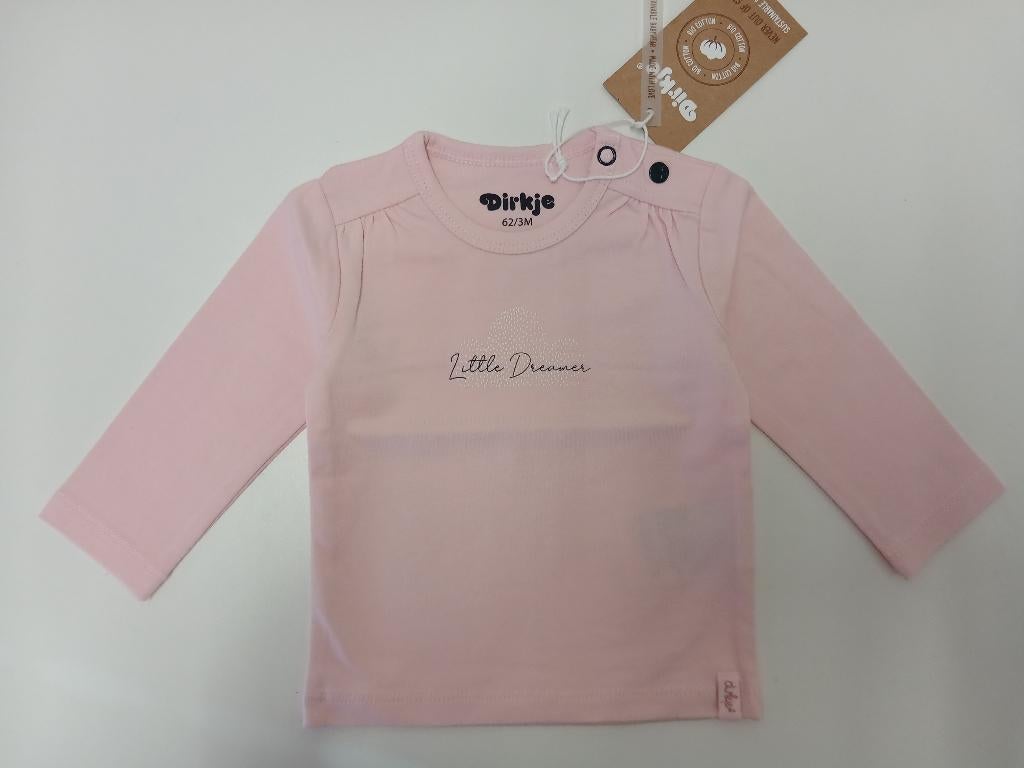 Dirkje - shirt / longsleeve - maat 62, Kinderen en Baby's, Babykleding | Maat 62, Dirkje, Nieuw, Shirtje of Longsleeve, Verzenden