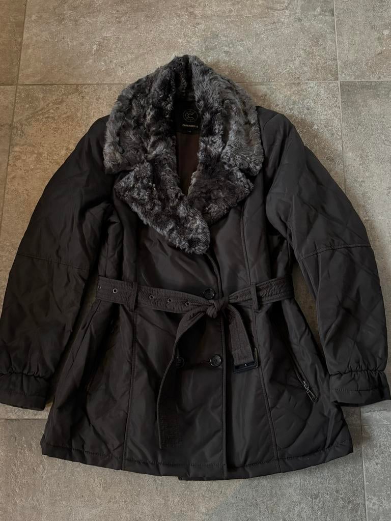 Creenstone winterjas, Ophalen of Verzenden, Zo goed als nieuw, Maat 46/48 (XL) of groter, Bruin