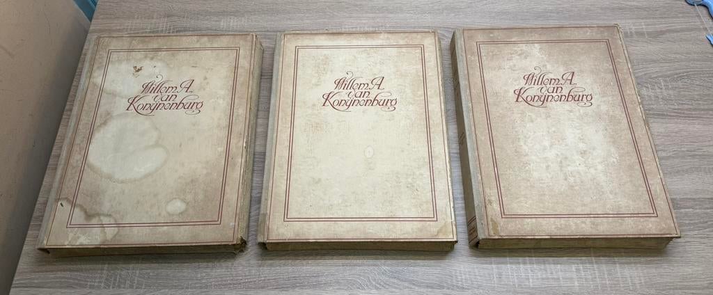 Willem A. van Konijnenburg – 3-delige kunstmap set, Antiek en Kunst, Antiek | Boeken en Bijbels, Ophalen