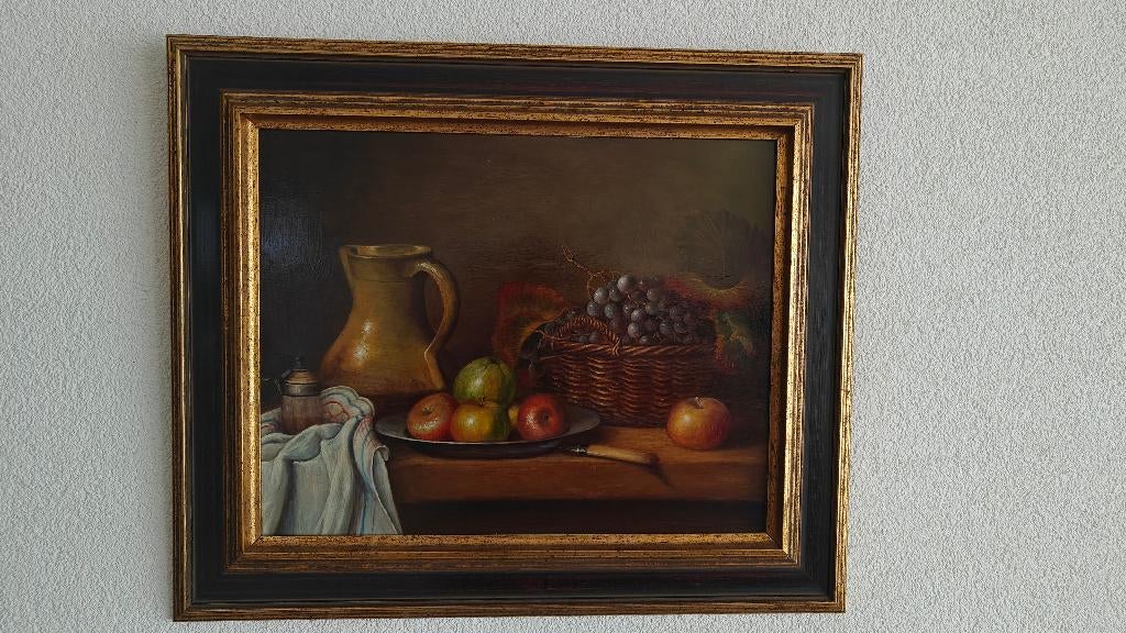 Schilderij Hans Habraken. Stilleven, Antiek en Kunst, Ophalen