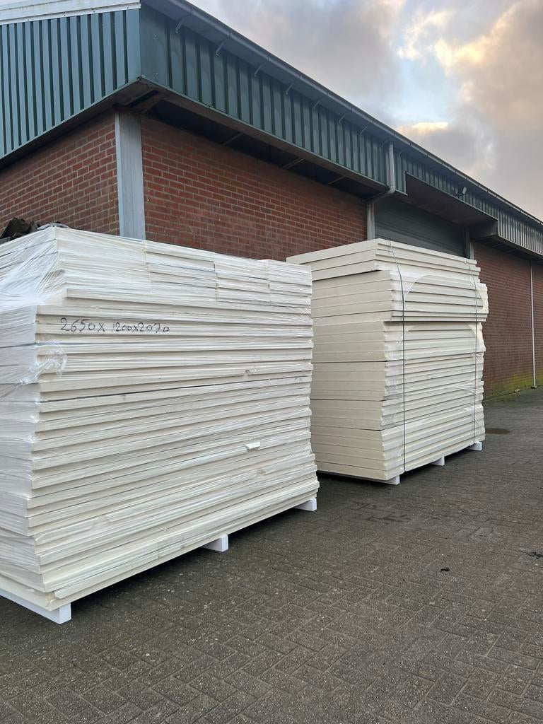 Isolatie platen Nieuw 40mm 50mm 60mm 80mm 100mm 120mm, 12 cm of meer, Nieuw, Ophalen of Verzenden, Hardschuim (Pir)