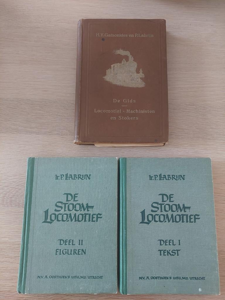 Technische Handboeken Stoomtreinen - Machinist & Stoker, Boeken, Ophalen, Gelezen, Werktuigbouwkunde, H.Y. Gatzonides & P. Labrijn