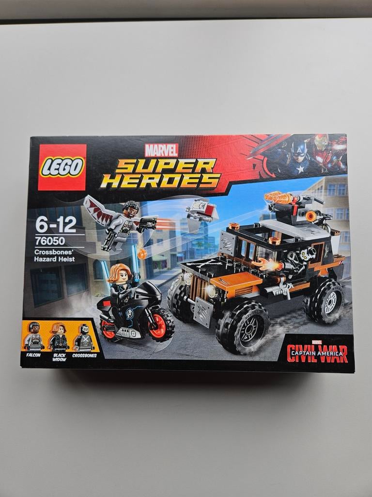 Lego Marvel Super Heroes 76050 Crossbones' Hazard Heist, Ophalen of Verzenden, Zo goed als nieuw, Complete set, Lego