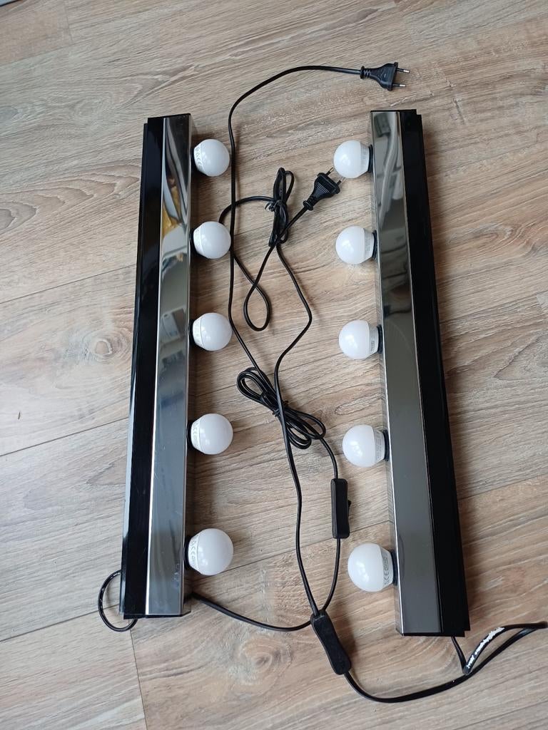 Ikea make-up spiegel lampen, Ophalen, Overige typen, 50 tot 100 cm, Zo goed als nieuw