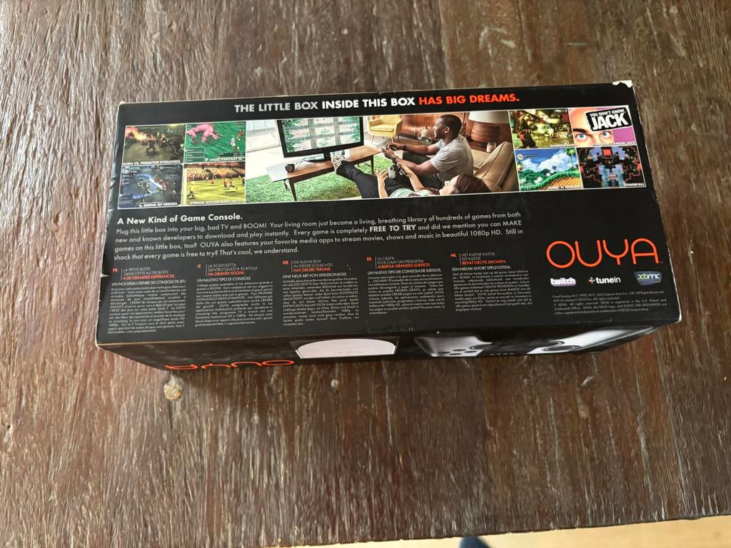 Ouya Console CIB - Compleet in Doos, Spelcomputers en Games, Spelcomputers | Overige, Ophalen of Verzenden, Zo goed als nieuw