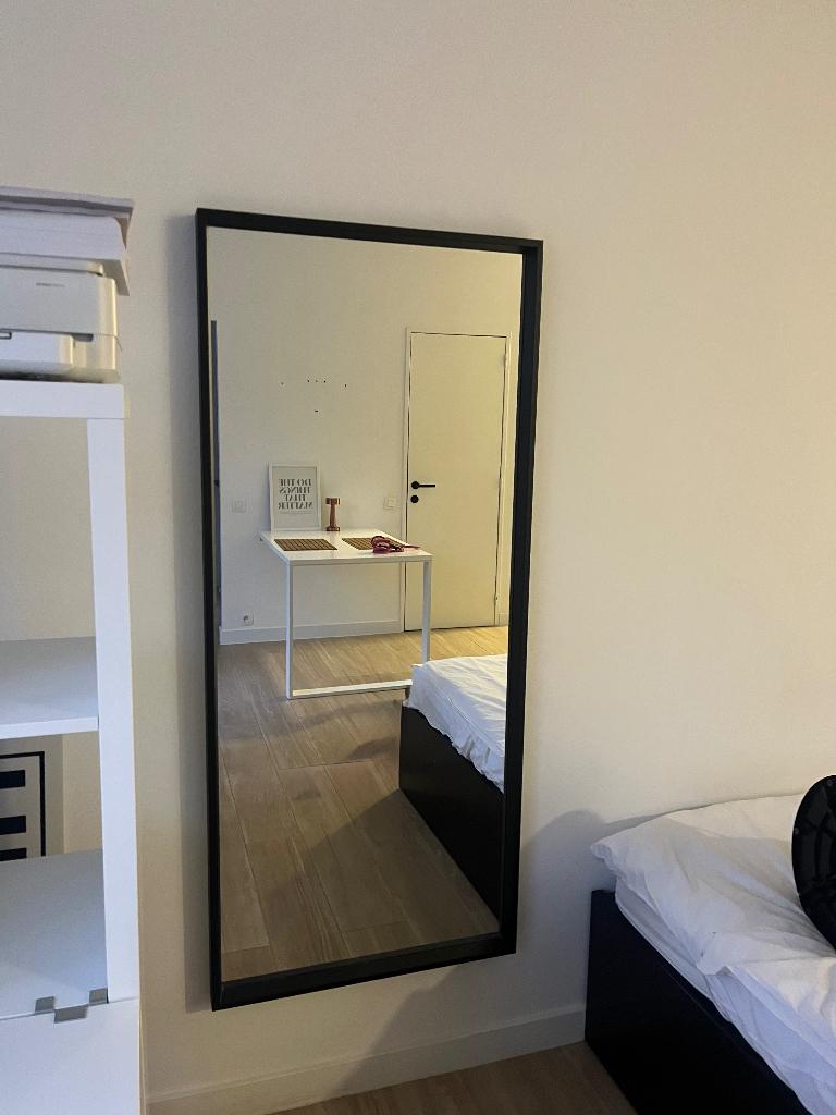 Ikea spiegel - zeer goede staat, Ophalen, 100 tot 150 cm, Zo goed als nieuw, Rechthoekig