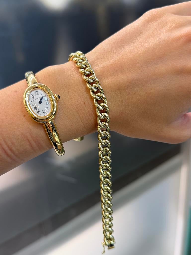 14KT Goud - 21.8 Gram - Armband - CUBAN