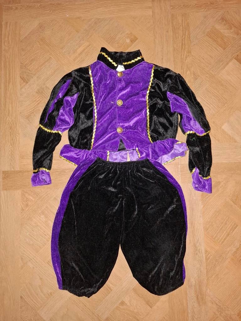Zwarte Piet pak - Maat 110/116, Ophalen of Verzenden, Zo goed als nieuw, 110 t/m 116, Jongen of Meisje