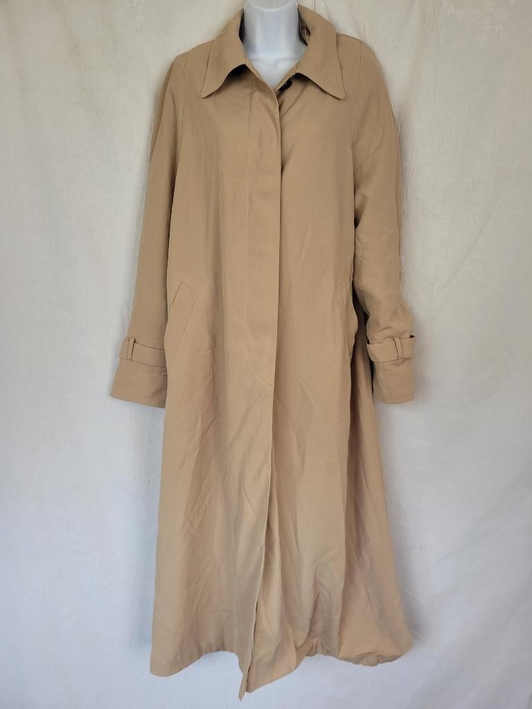 Nette lange damesmantel mt 42 merk Klementi Coats & Jackets, Kleding | Dames, Jassen | Winter, ., Beige, Maat 42/44 (L), Ophalen of Verzenden