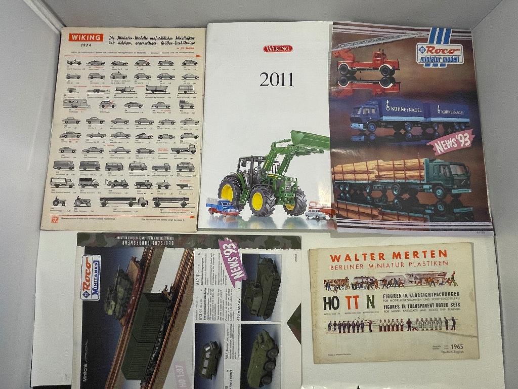 Vintage catalogus/folder: Wiking, Roco en Merten, Gebruikt, Gelijkstroom, Roco, Boek, Tijdschrift of Catalogus