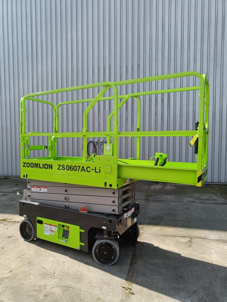 Schaarhoogwerker elektrisch 8 meter Zoomlion (nieuw), Ophalen