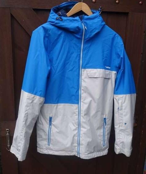 Ski jas jack maat XS merk Wedze Decathlon blauw met grijs, Kleding | Heren, Ophalen of Verzenden, Zo goed als nieuw, Jack, Decathlon