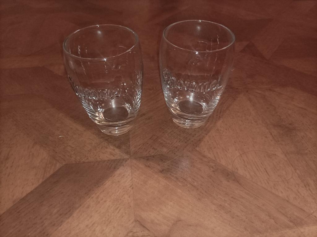Chocomel set van 2 glazen, Verzamelen, Glas en Borrelglaasjes, Ophalen of Verzenden, Nieuw, Overige typen