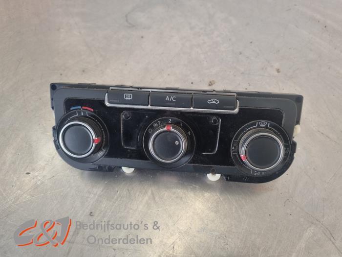 Airco bedieningspaneel van een Volkswagen Caddy, Gebruikt, -, Volkswagen, -