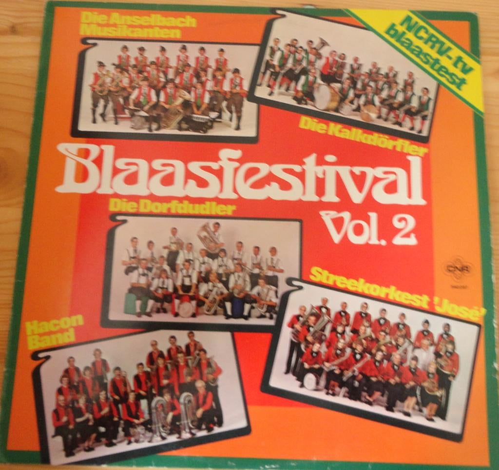 Blaasfestival-Vol:2 (LP, Ophalen of Verzenden, Gebruikt, 12 inch