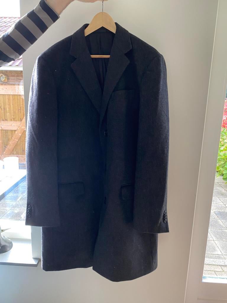 Te koop zo goed als nieuwe halflange winterjas, Ophalen of Verzenden, Zo goed als nieuw, Maat 56/58 (XL), Grijs