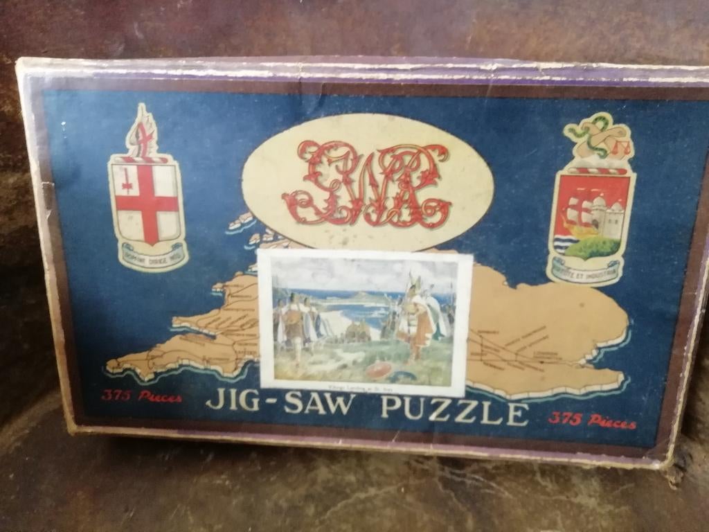 Houten puzzle Vikingen Landing at St. Ives Chad Valley, Ophalen of Verzenden