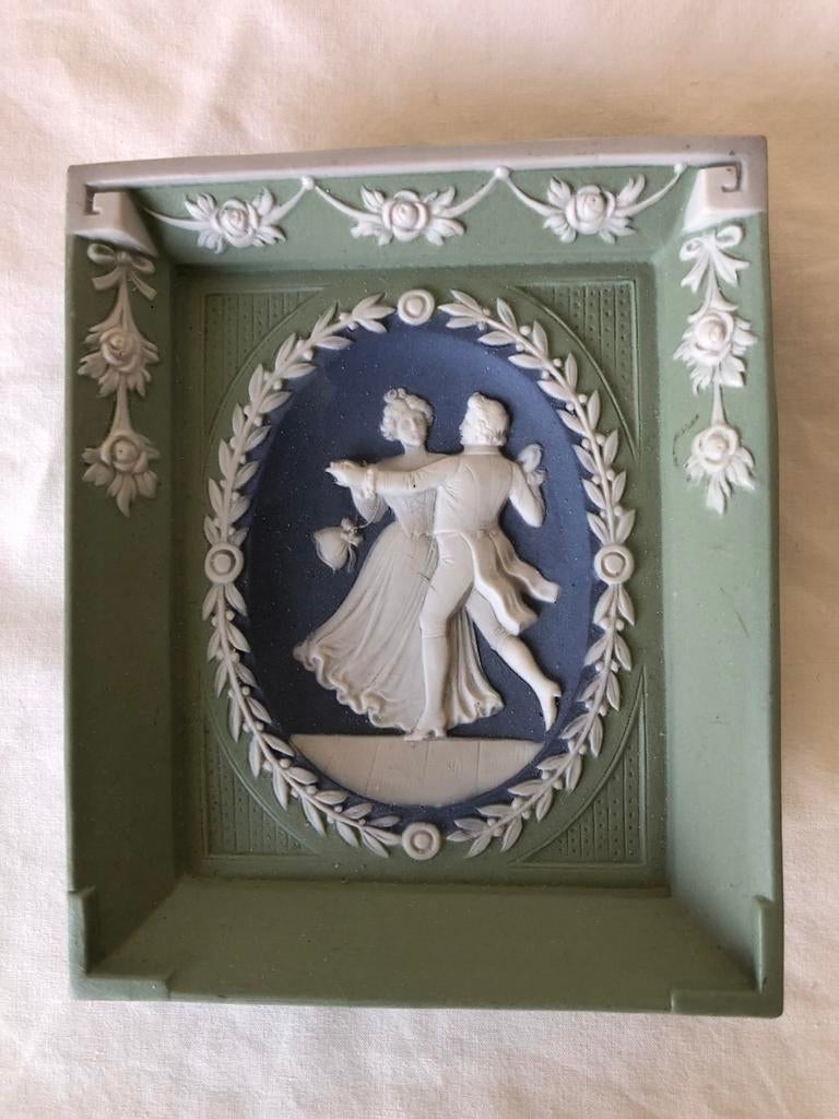 Vintage pirselein plaquette, Antiek en Kunst, Ophalen of Verzenden