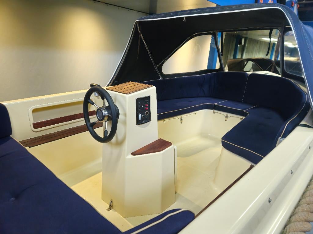 Clever 465 Classic sloep met krachtige Honda 10pk compleet, Ophalen, Zo goed als nieuw, Buitenboordmotor, Polyester